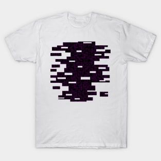 Glitches in the Void, Purple T-Shirt